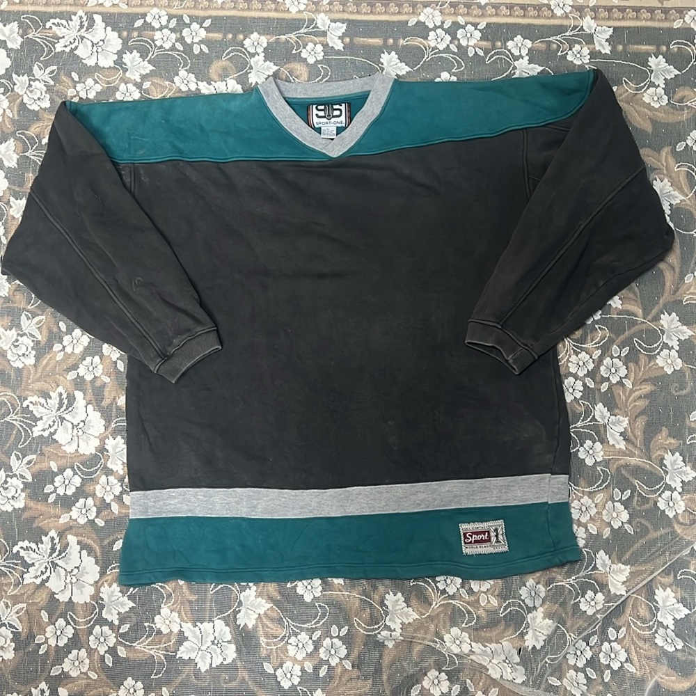 916 Sport-One Men’s 52 Hockey Style Sweatshirt Vintage
